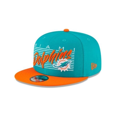 Miami Dolphins Gorra | New Era NFL Retro 9fifty Snapback Cap Mexico - Azules
